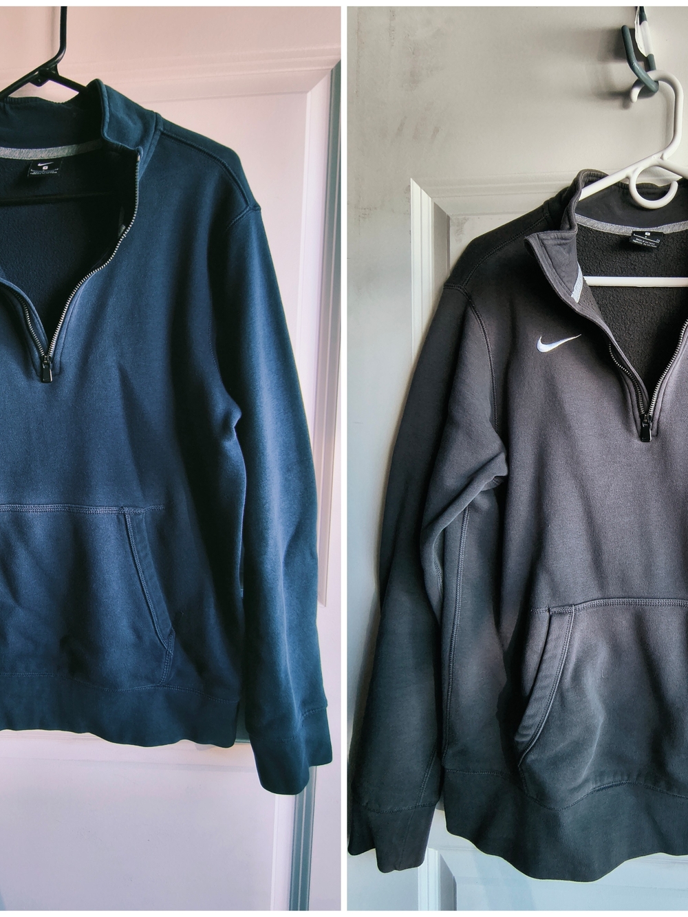 Nike Men's Half-Zip Fleece Pullover with Kangaroo Pocket Bundle